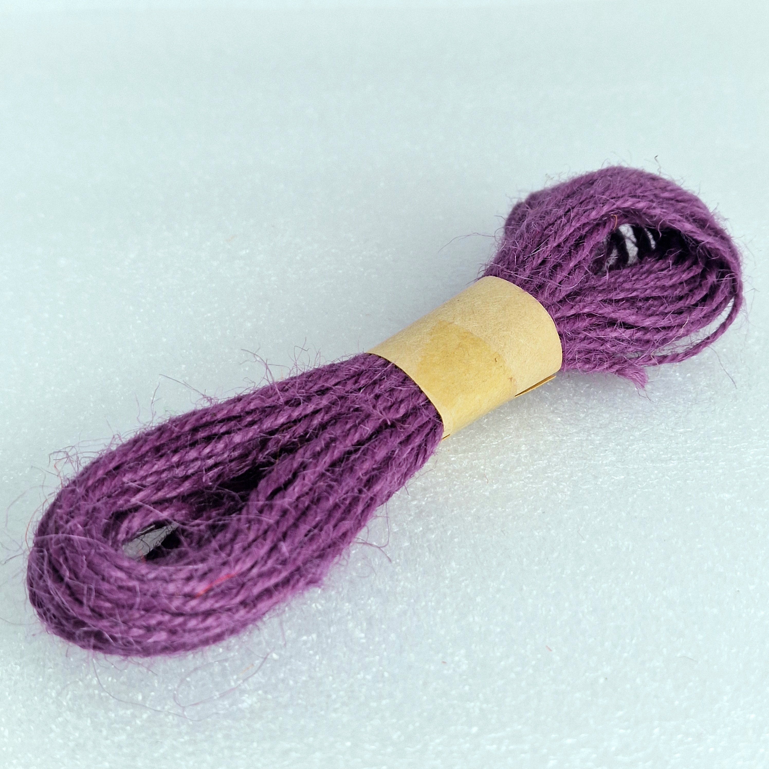 MajorCrafts 10metres 1mm thick Purple Jute Twine String