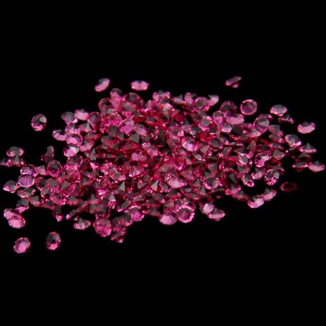 MajorCrafts 1400pcs 1.1mm Fuchsia Pink Micro Cubic Zirconia Glass Cut Rhinestones C24
