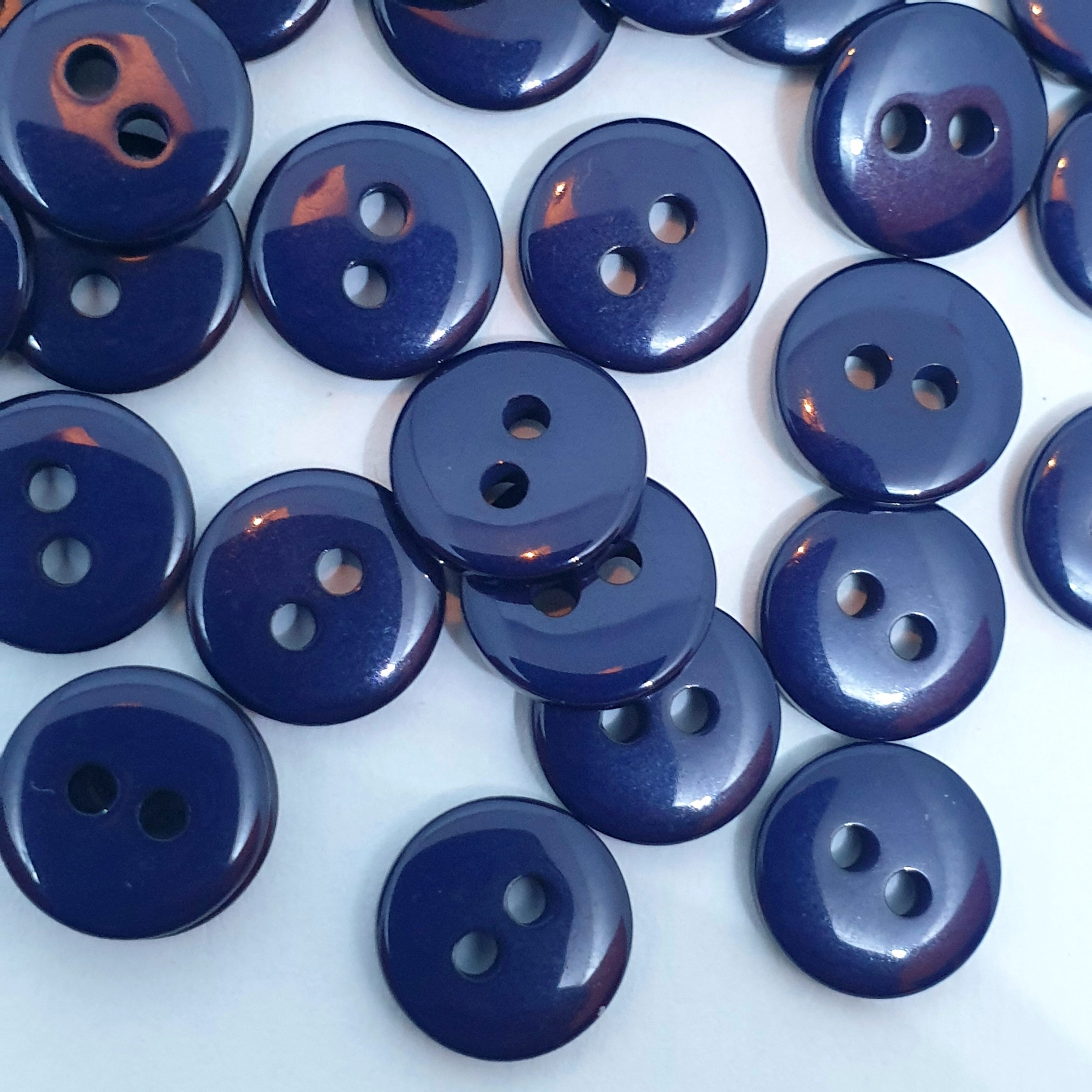 Small navy blue buttons deals