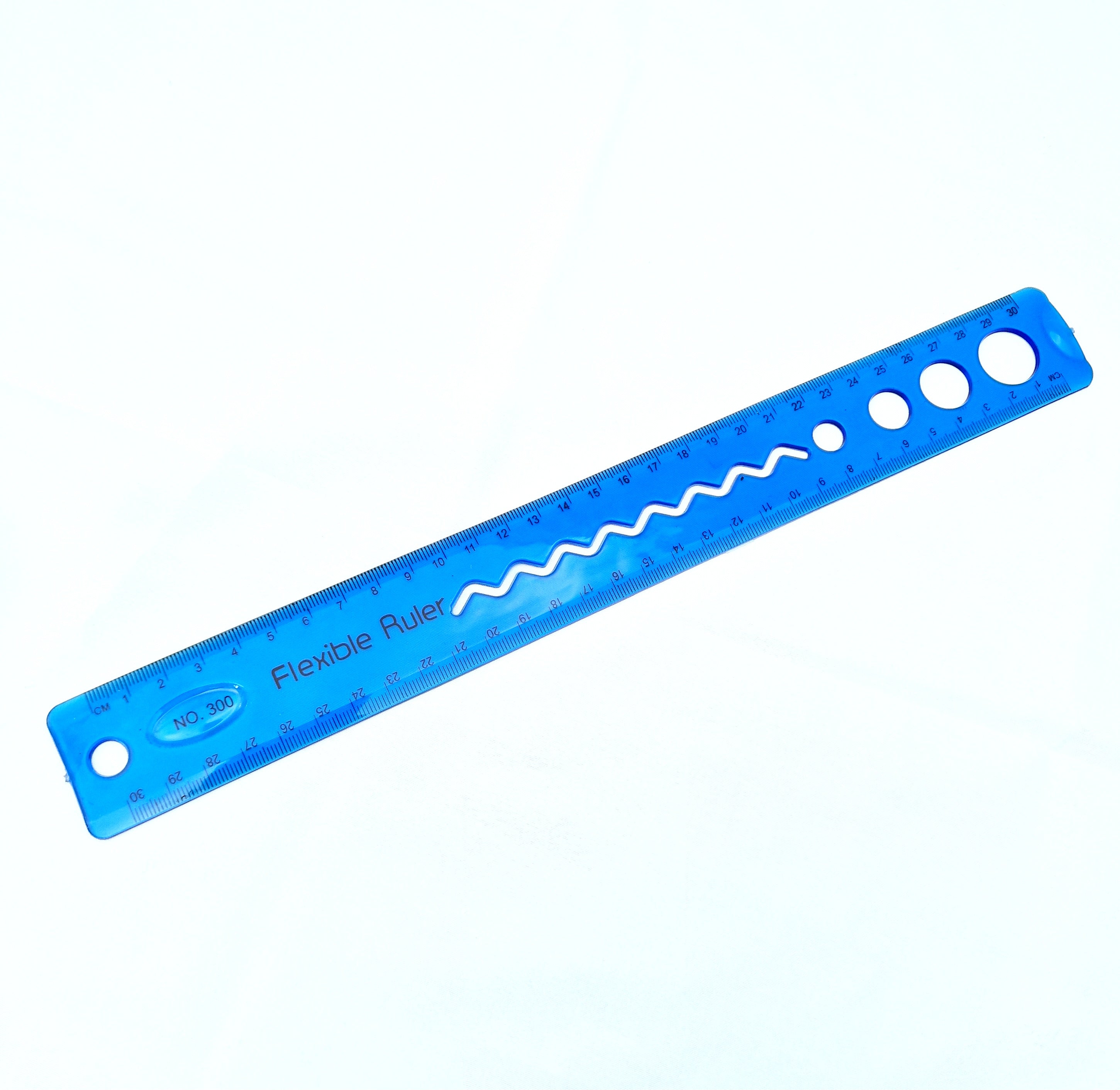 MajorCrafts Blue 30cm 12inch Flexible Bending Ruler
