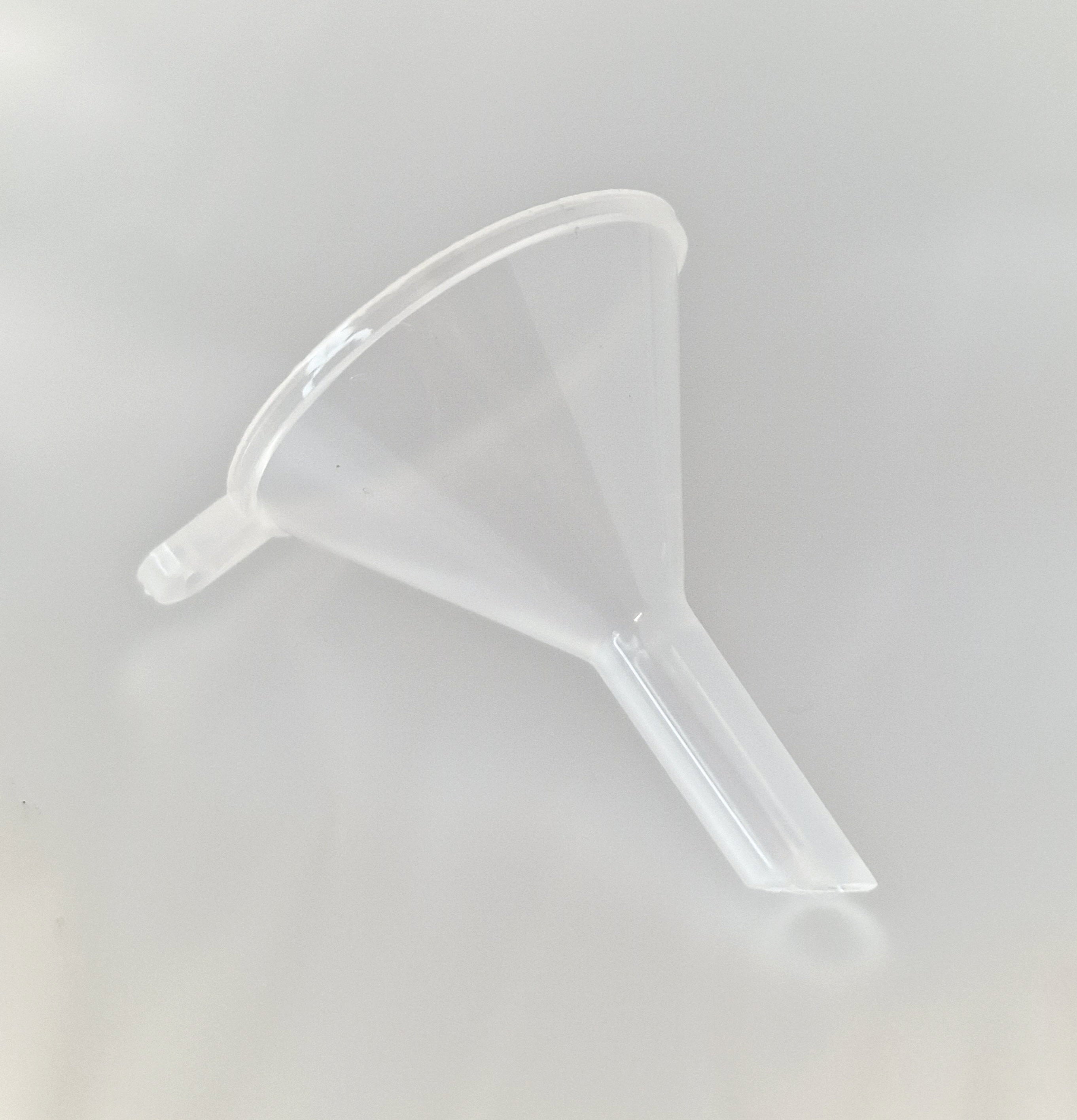 MajorCrafts 12pcs Clear Mini Funnels For Micro Beads, Perfumes, Essential Oils, Sand art, Spices, Travel Bottles etc.