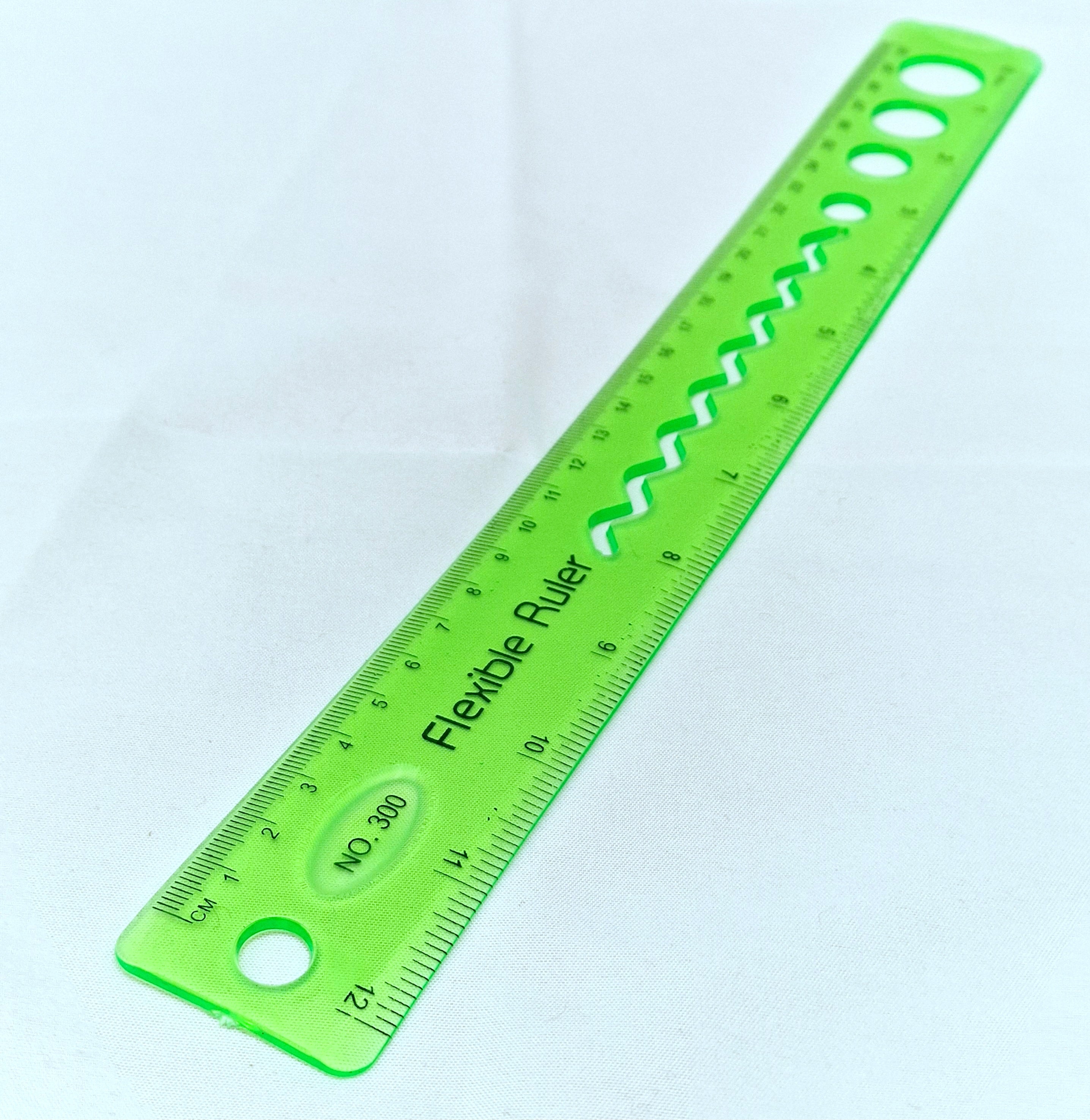 MajorCrafts Green 30cm 12inch Flexible Bending Ruler