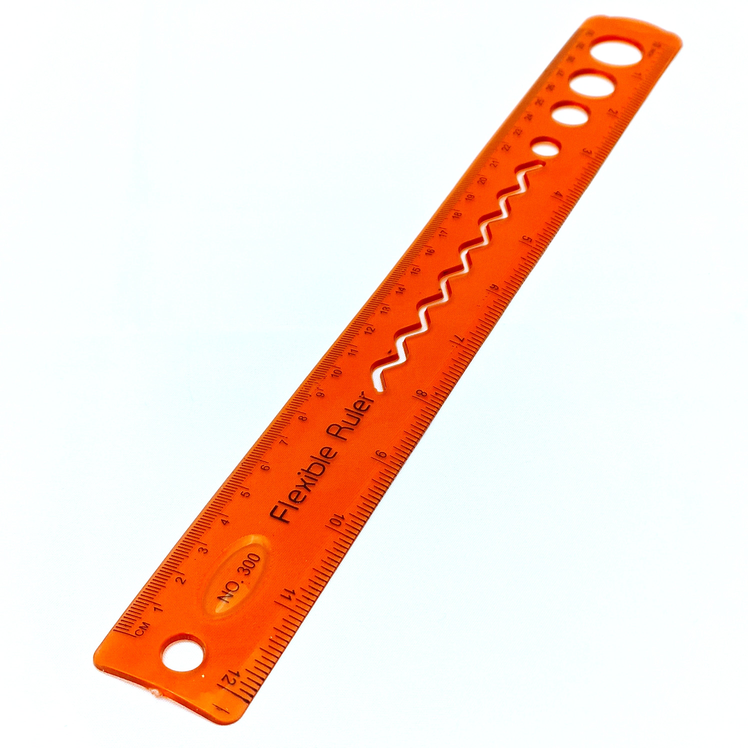 MajorCrafts Red 30cm 12inch Flexible Bending Ruler