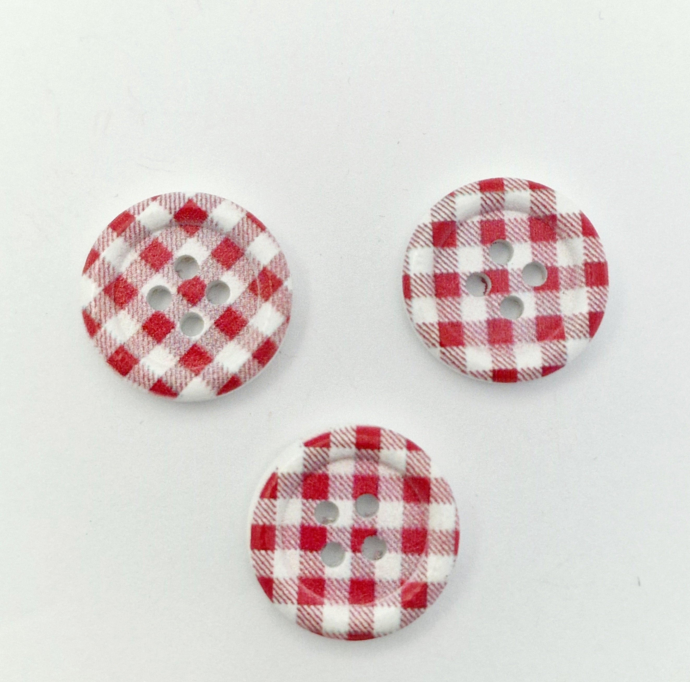 Red and white buttons deals