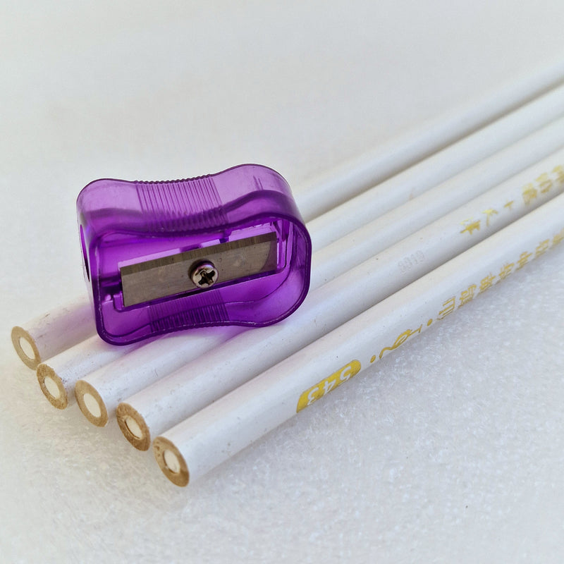 MajorCrafts 5pcs Wax Jewel Setter Pencil Tool for Picking up Rhinestones & Small Embellishments + Sharpener