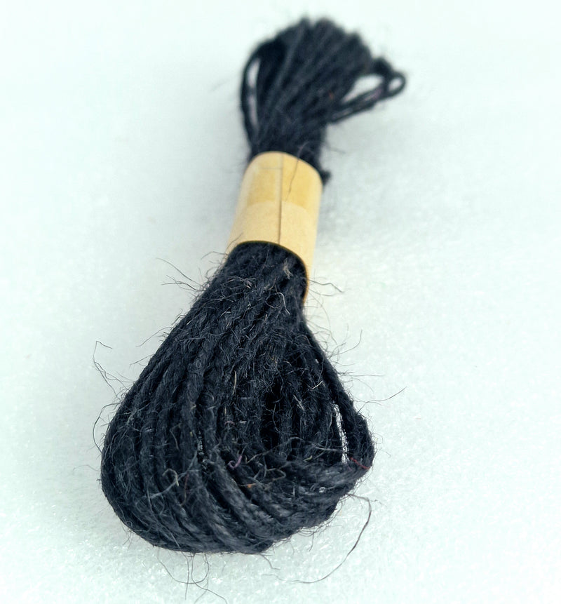 MajorCrafts 10metres 1mm thick Black Jute Twine String