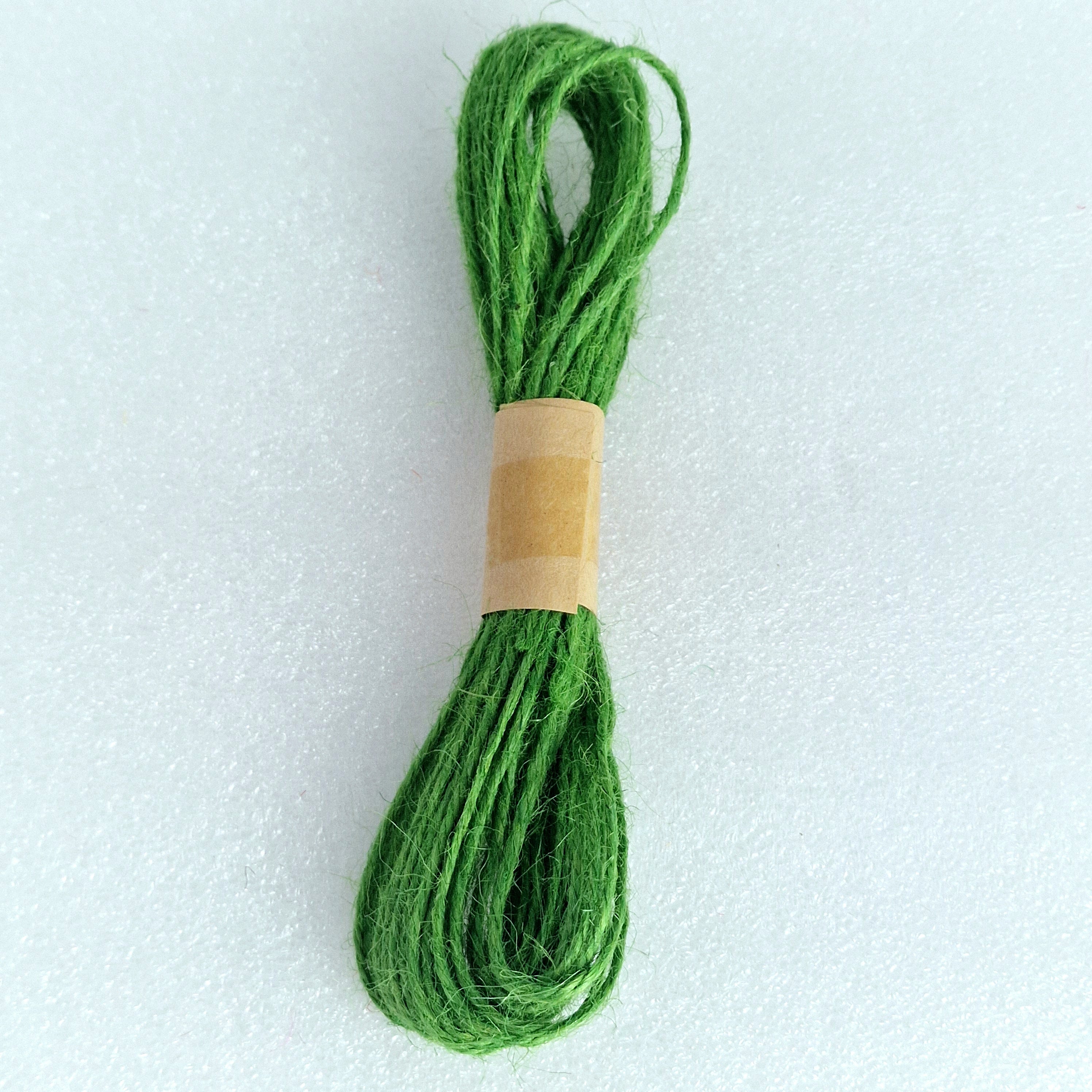 MajorCrafts 10metres 1mm thick Forest Green Jute Twine String