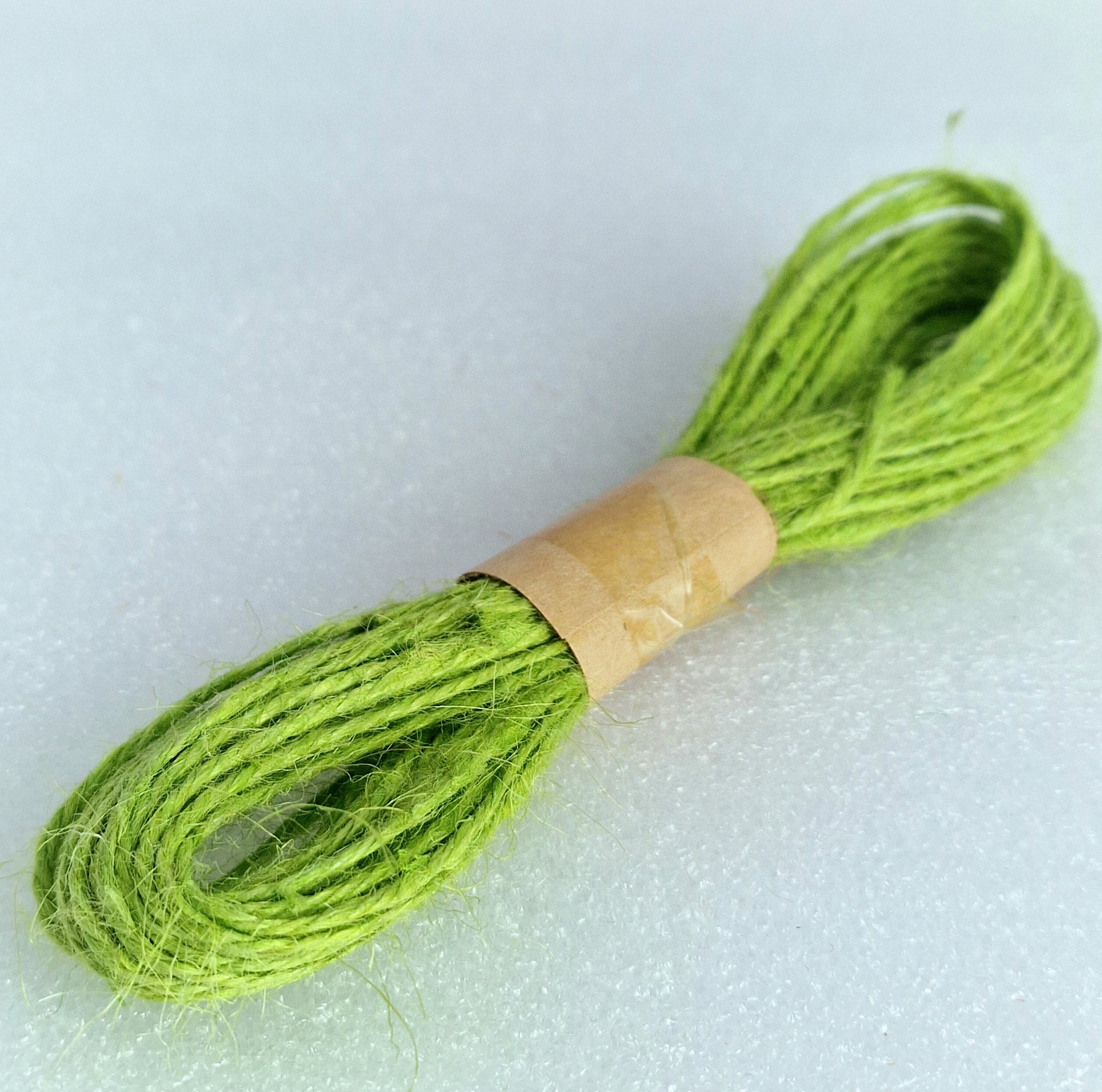 MajorCrafts 10metres 1mm thick Light Green Jute Twine String