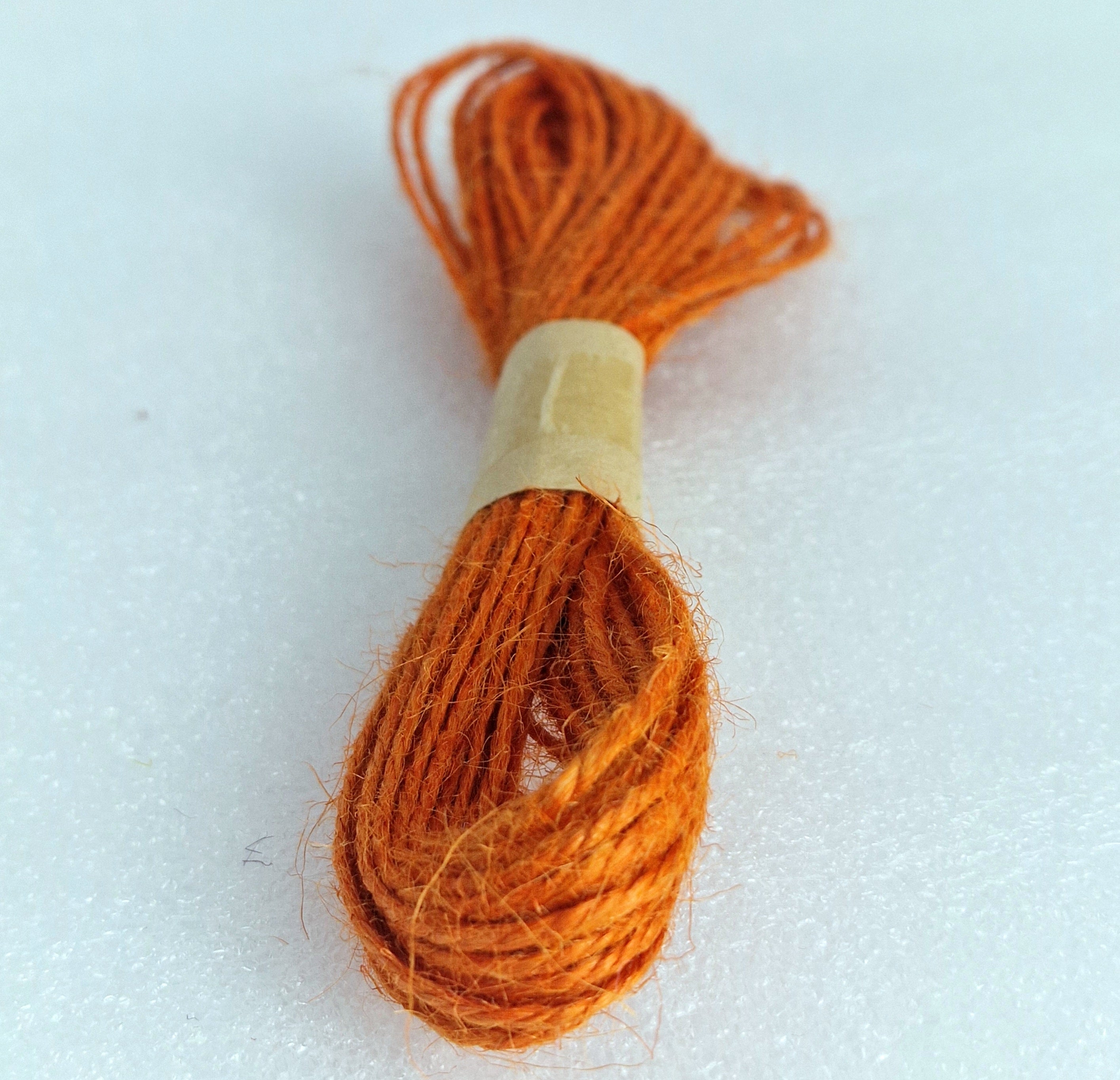 MajorCrafts 10metres 1mm thick Orange Jute Twine String