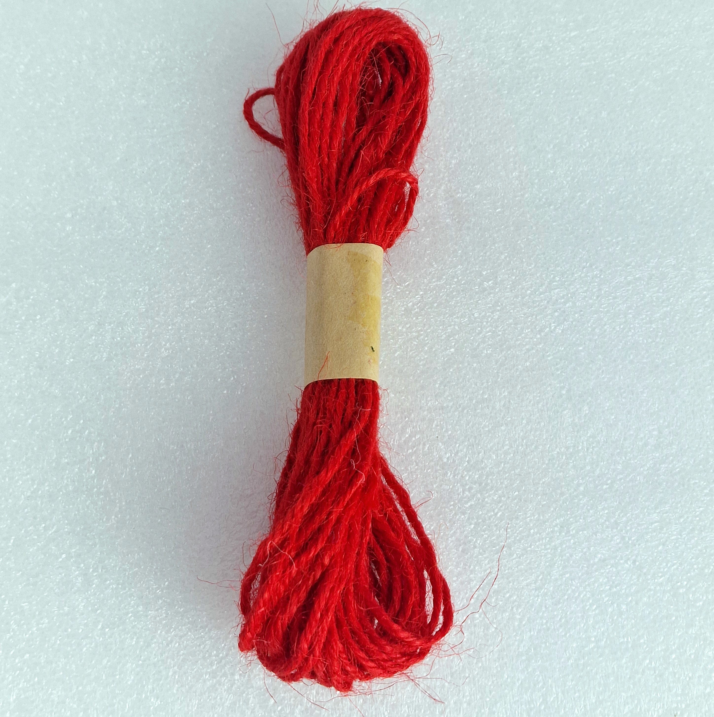 MajorCrafts 10metres 1mm thick Red Jute Twine String