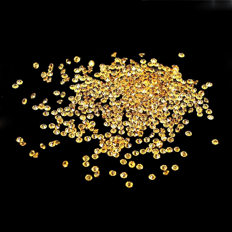 MajorCrafts 1400pcs 1.1mm Topaz Brown Micro Cubic Zirconia Glass Cut Rhinestones C12