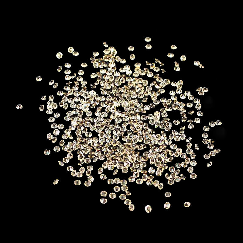 MajorCrafts 1400pcs 1.1mm Lt. Topaz Brown Micro Cubic Zirconia Glass Cut Rhinestones C13