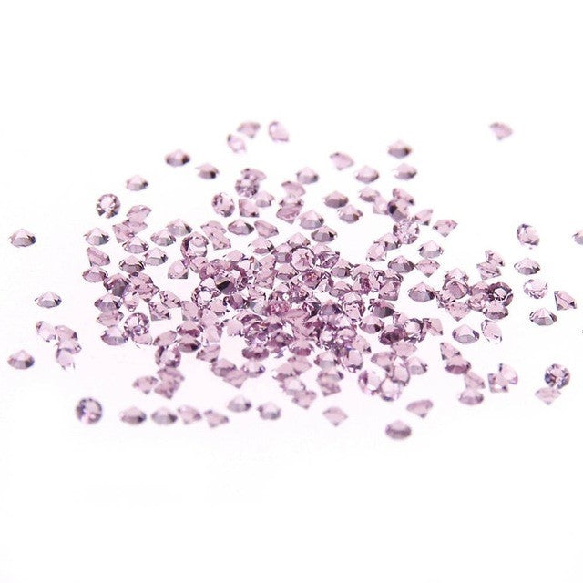 MajorCrafts 1400pcs 1.1mm Lt Amethyst Purple Micro Cubic Zirconia Glass Cut Rhinestones C15