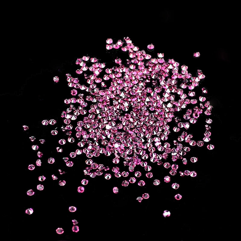 MajorCrafts 1400pcs 1.1mm Amethyst Purple Micro Cubic Zirconia Glass Cut Rhinestones C16