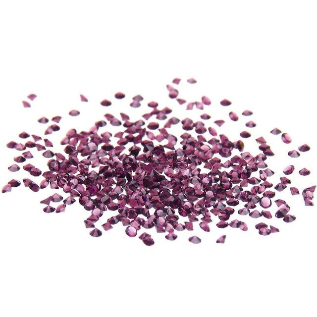 MajorCrafts 1400pcs 1.1mm Amethyst Purple Micro Cubic Zirconia Glass Cut Rhinestones C16
