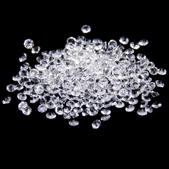 MajorCrafts 1400pcs 1.1mm Transparent Clear Micro Cubic Zirconia Glass Cut Rhinestones C01