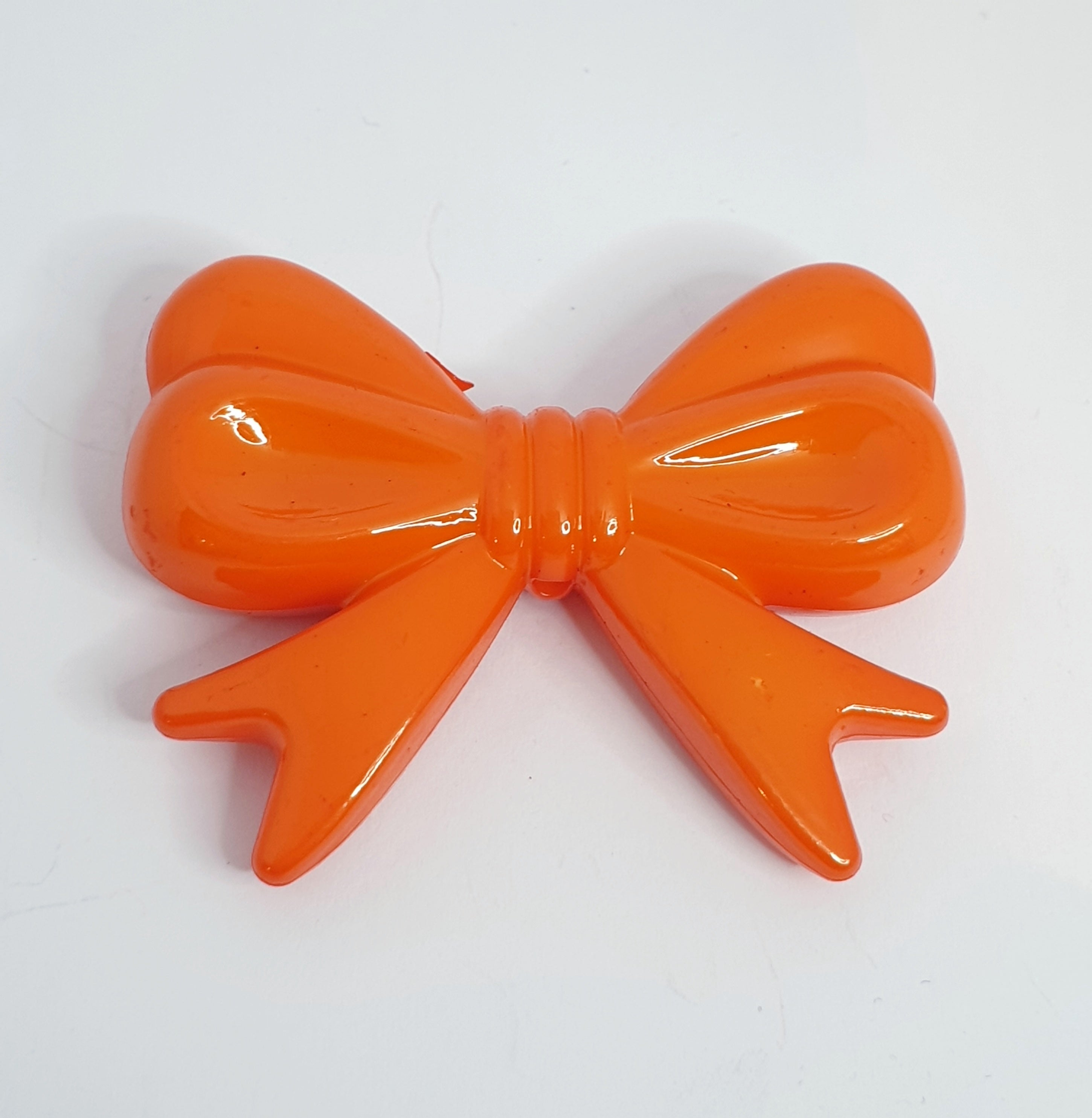 MajorCrafts 4pcs Orange 46mm x 36mm Large 3D Acrylic Bows D20