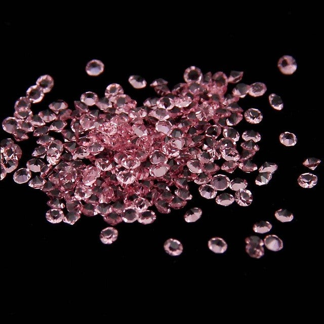 MajorCrafts 1400pcs 1.1mm Lt. Rose Pink Micro Cubic Zirconia Glass Cut Rhinestones C21