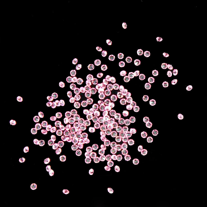 MajorCrafts 1400pcs 1.1mm Rose Pink Micro Cubic Zirconia Glass Cut Rhinestones C23