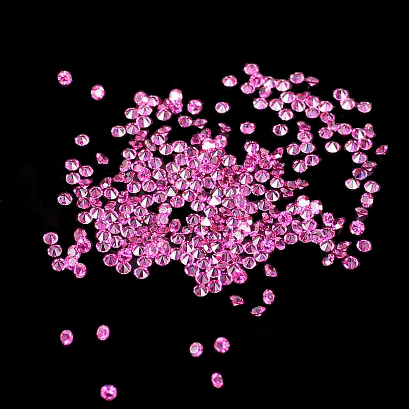 MajorCrafts 1400pcs 1.1mm Fuchsia Pink Micro Cubic Zirconia Glass Cut Rhinestones C24
