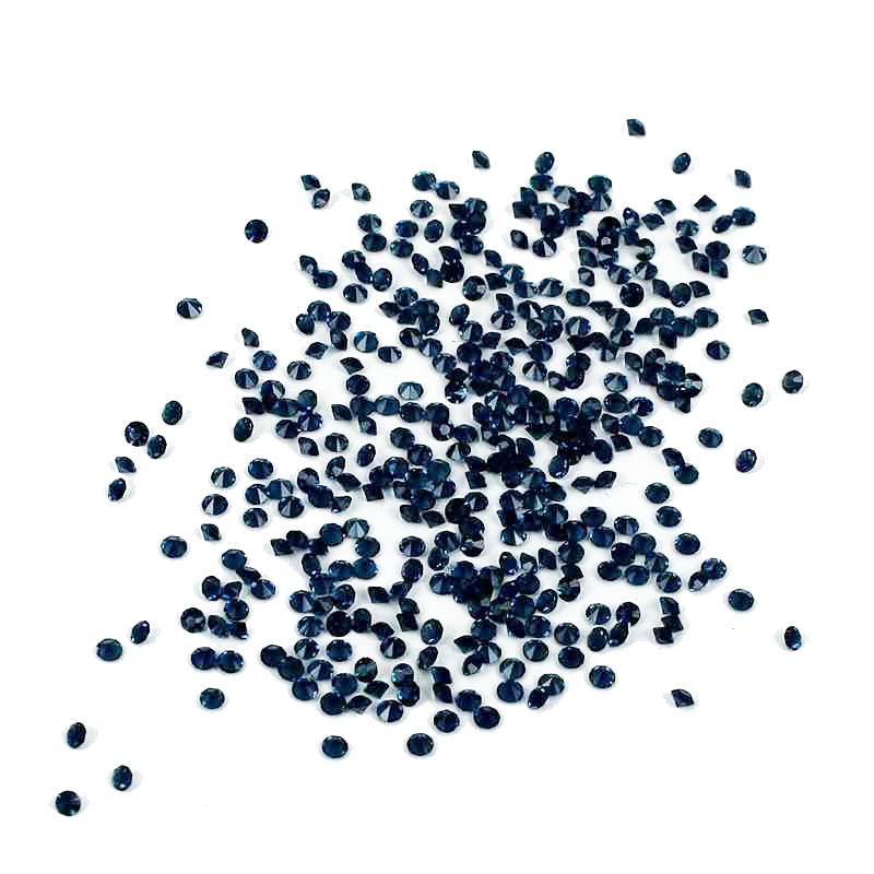 MajorCrafts 1400pcs 1.1mm Montana Blue Micro Cubic Zirconia Glass Cut Rhinestones C26