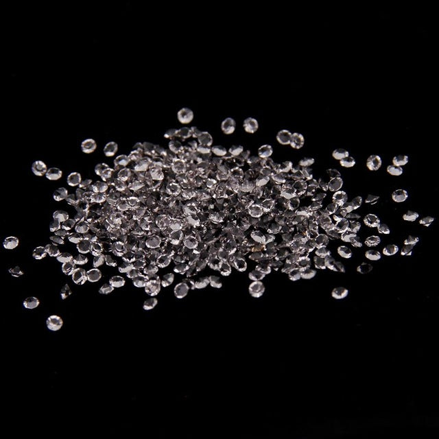 MajorCrafts 1400pcs 1.1mm Black Diamond Micro Cubic Zirconia Glass Cut Rhinestones C03