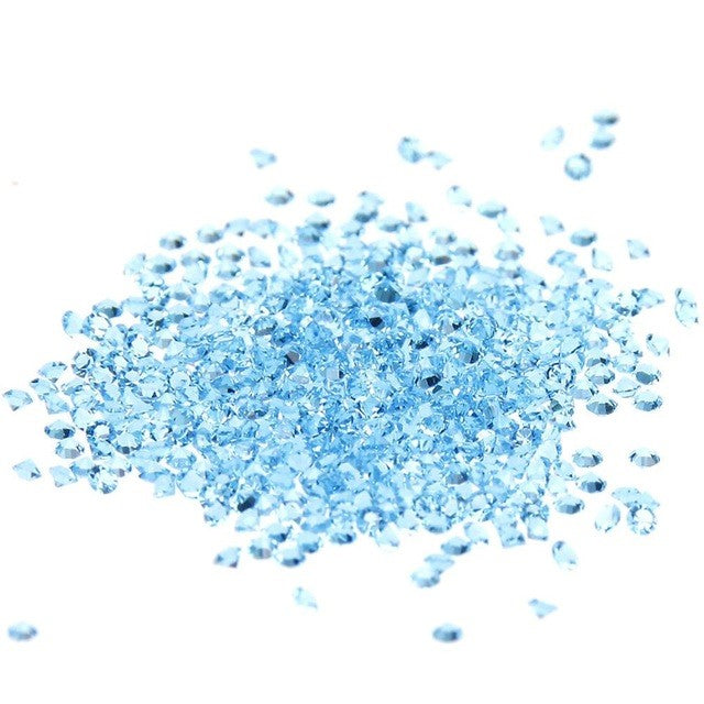 MajorCrafts 1400pcs 1.1mm Aqua Blue Micro Cubic Zirconia Glass Cut Rhinestones C04