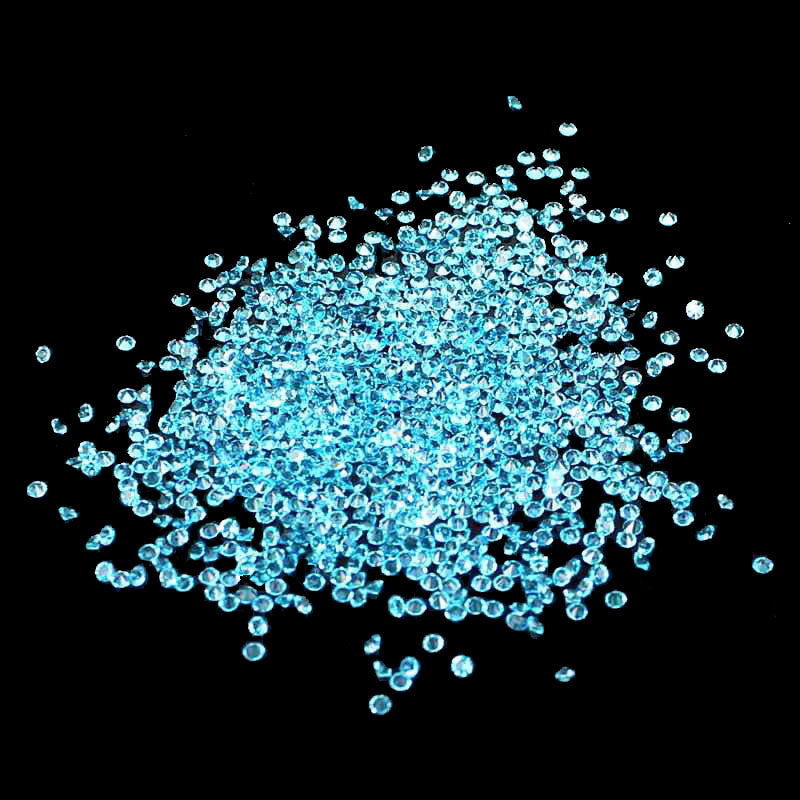 MajorCrafts 1400pcs 1.1mm Aqua Blue Micro Cubic Zirconia Glass Cut Rhinestones C04