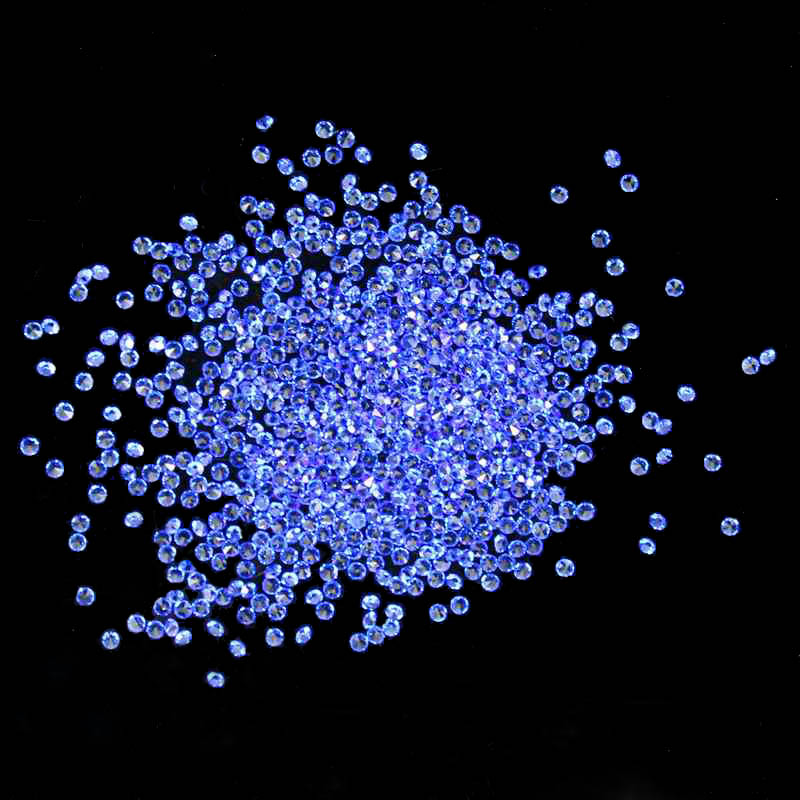 MajorCrafts 1400pcs 1.1mm Sapphire Blue Micro Cubic Zirconia Glass Cut Rhinestones C06