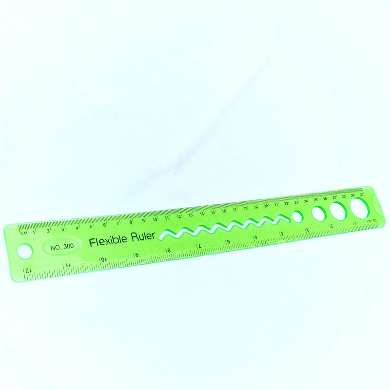 MajorCrafts Green 30cm 12inch Flexible Bending Ruler