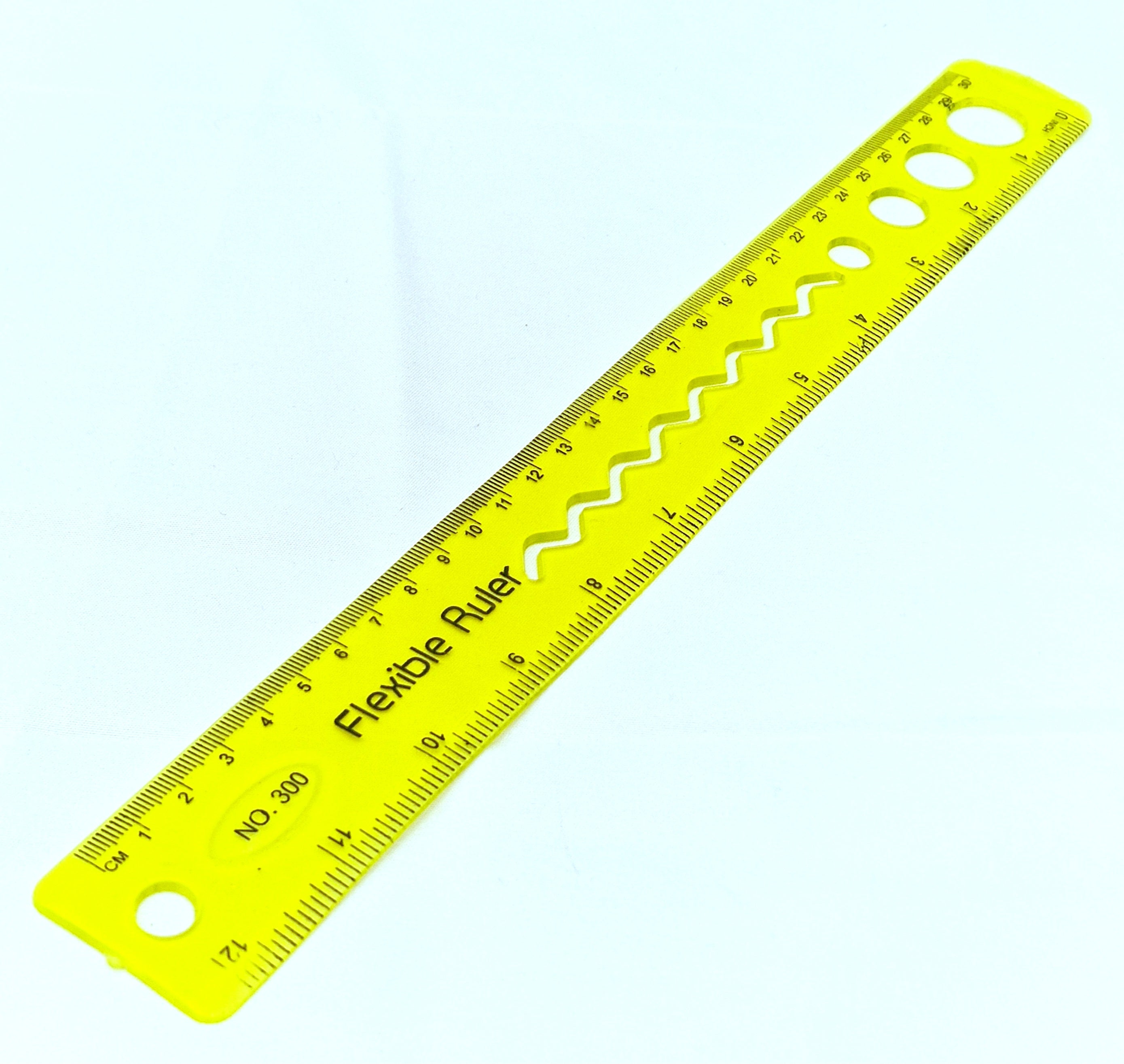 MajorCrafts Yellow 30cm 12inch Flexible Bending Ruler